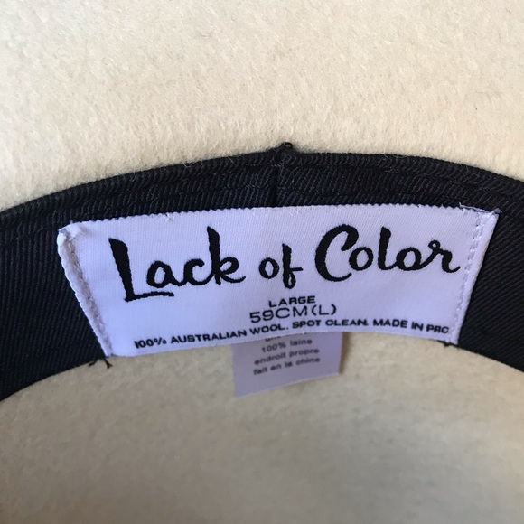 Lack of Color Wool Hat - Picture 3 of 3